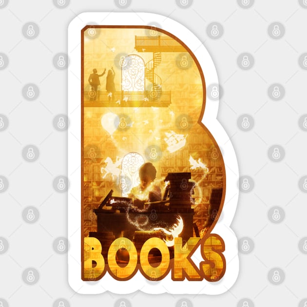 B for Books Sticker by DVerissimo